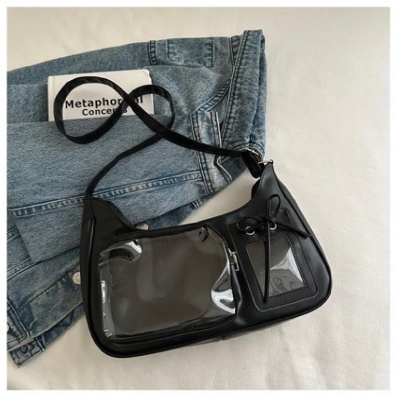 Cosplay Korean Anime - Korean Y2k Harajuku Transparent Shoulder Bag