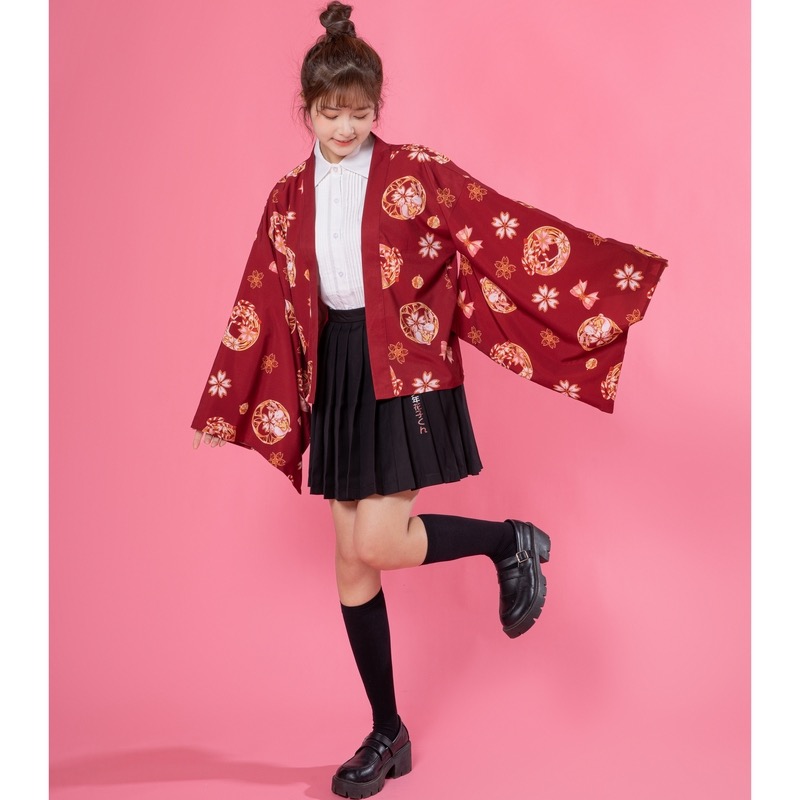 Asian Cosplay Anime - Japanese Kimono Cardigan Women's Kimono Yukata