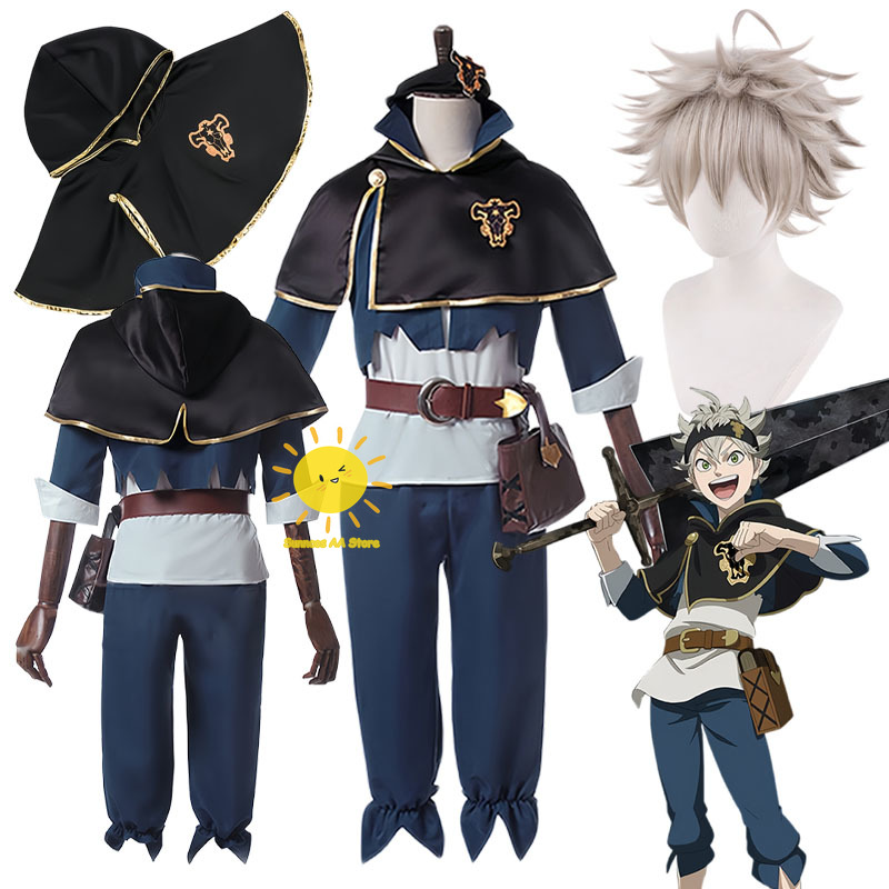 Black Clover Grimoire - Anime Black Clover Cosplay Asta Cosplay