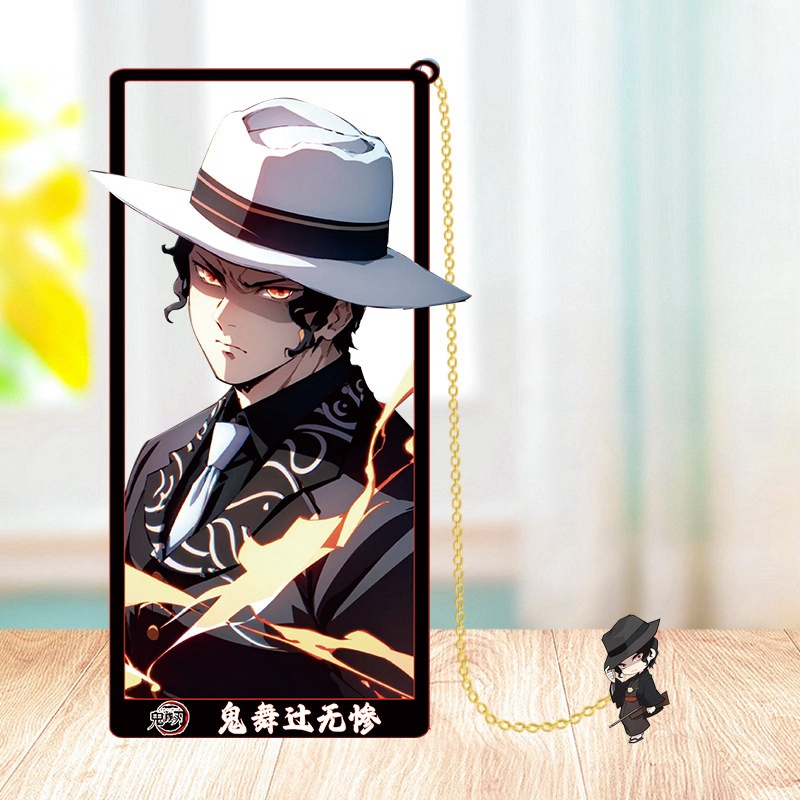 Anime Demon Slayer Metal Bookm - Cosplay Anime Zenitsu ulasan dan harga
