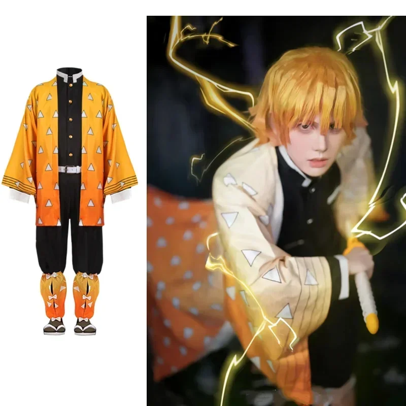 2026 Anime  Moordenaar Kimetsu - Cosplay Anime Zenitsu ulasan dan harga