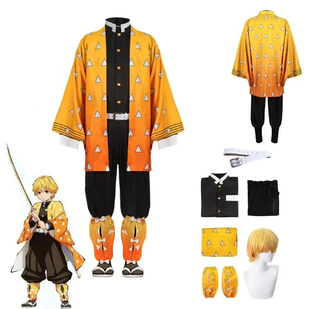 2026 Anime  Moordenaar Kimetsu - Cosplay Anime Zenitsu ulasan dan harga