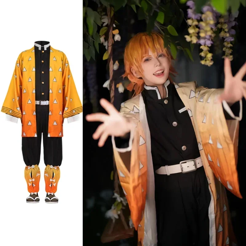2026 Anime  Moordenaar Kimetsu - Cosplay Anime Zenitsu ulasan dan harga