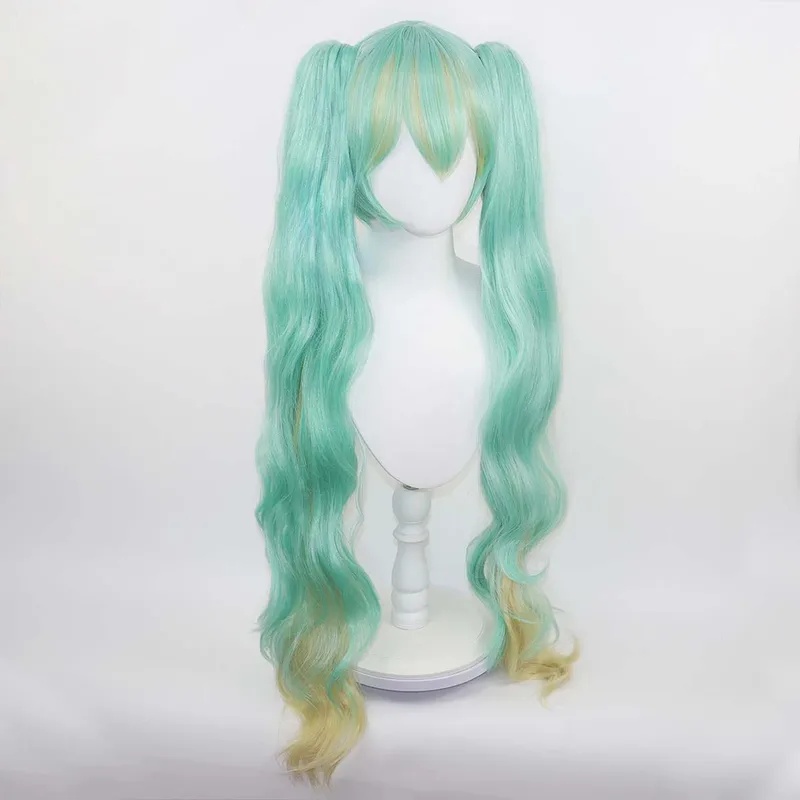 Le Cool Anime Miku Strawberry  - Anime Cosplay Blue Hair ulasan dan harga