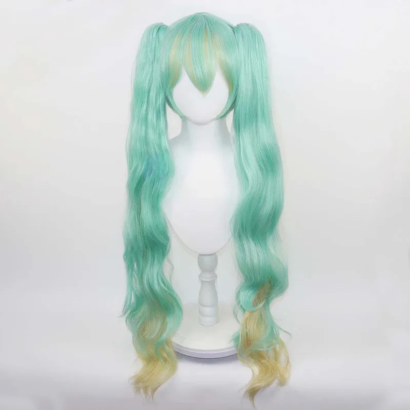 Le Cool Anime Miku Strawberry  - Anime Cosplay Blue Hair ulasan dan harga