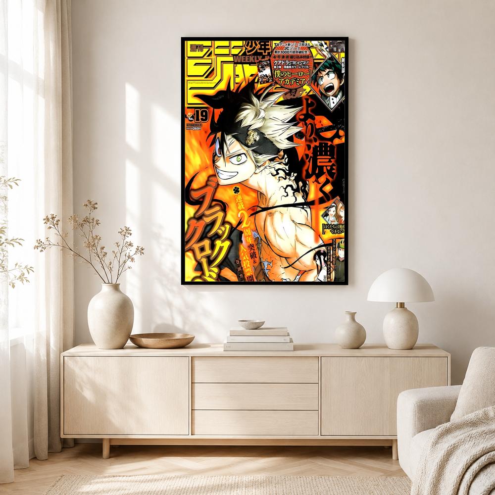 Anime Black Clover Poster Self - Black Clover Grimoire ulasan dan harga