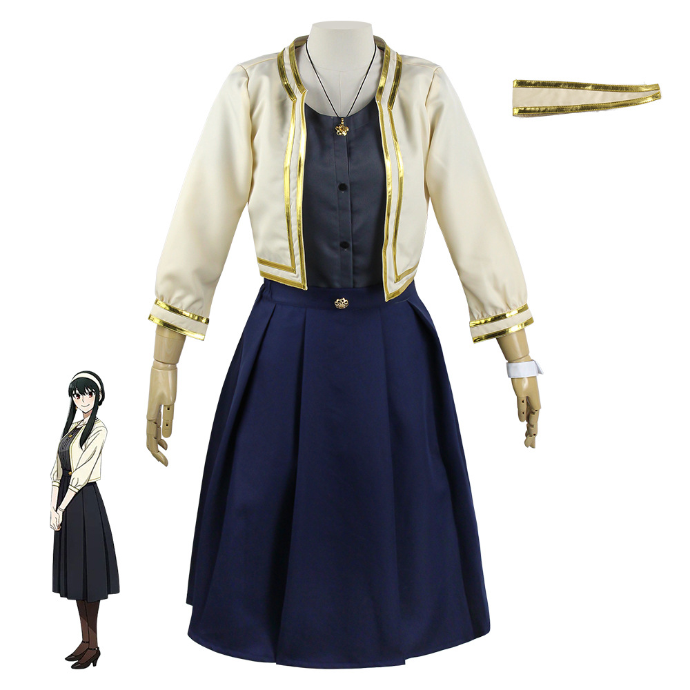 Anime spy x family Yor Forger  - Anime Cosplay Blue Hair ulasan dan harga