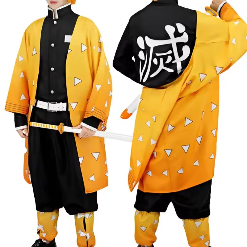 Anime Agatsuma Zenitsu Cosplay - Cosplay Anime Zenitsu ulasan dan harga