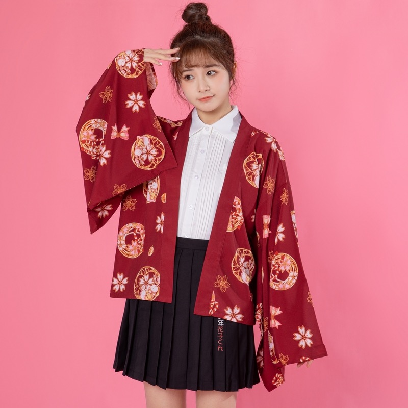 Japanese Kimono Cardigan Women - Asian Cosplay Anime ulasan dan harga