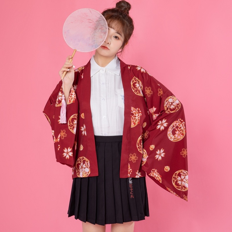 Japanese Kimono Cardigan Women - Asian Cosplay Anime ulasan dan harga