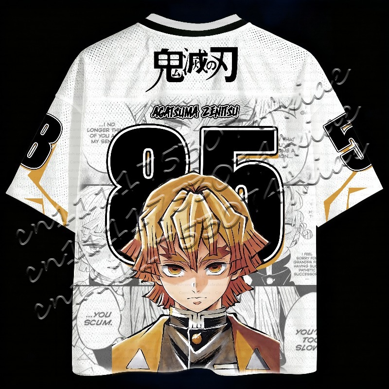 New Demon Slayer Agatsuma Zeni - Cosplay Anime Zenitsu ulasan dan harga