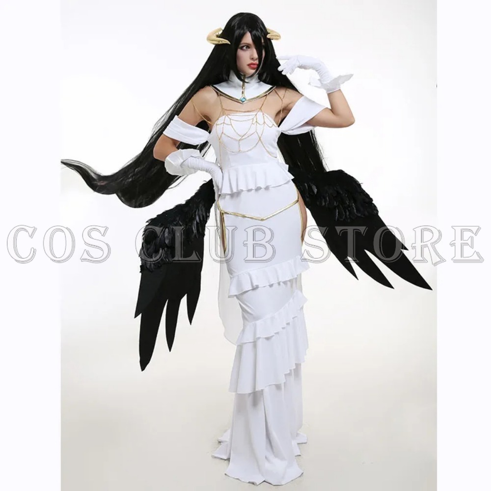 Anime OVERLORD Dresses Cosplay - Anime Cosplay Albedo ulasan dan harga