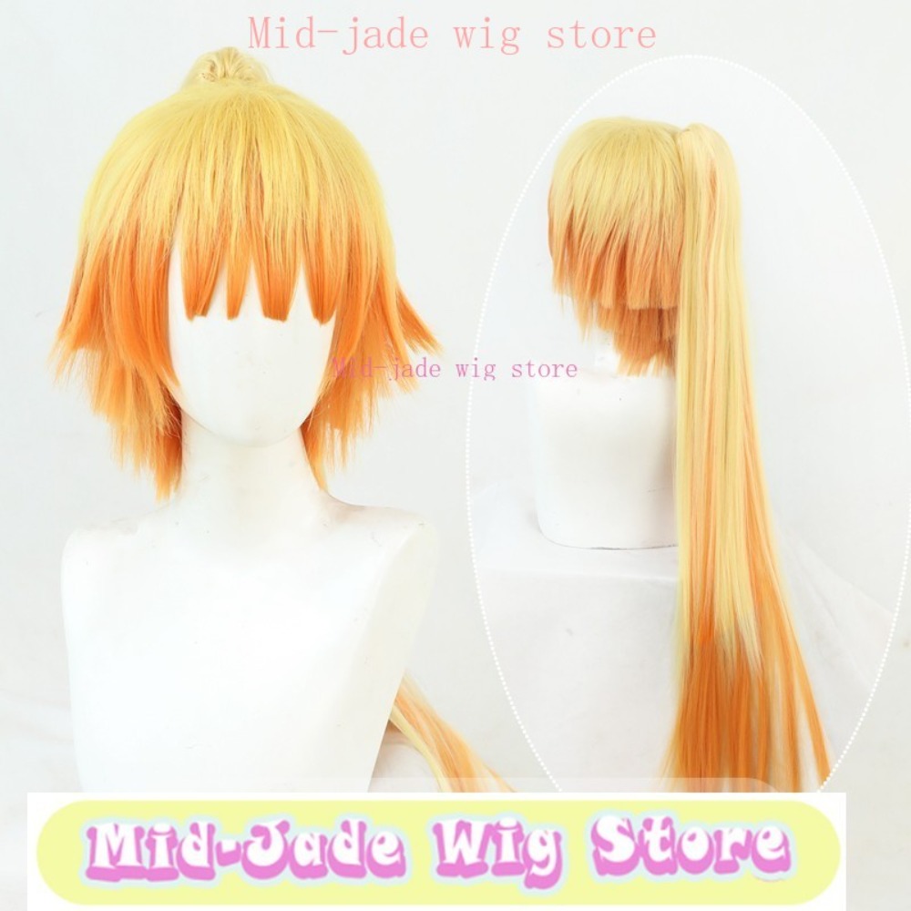 Zenitsu Agatsuma Genderend Cos - Cosplay Anime Zenitsu ulasan dan harga