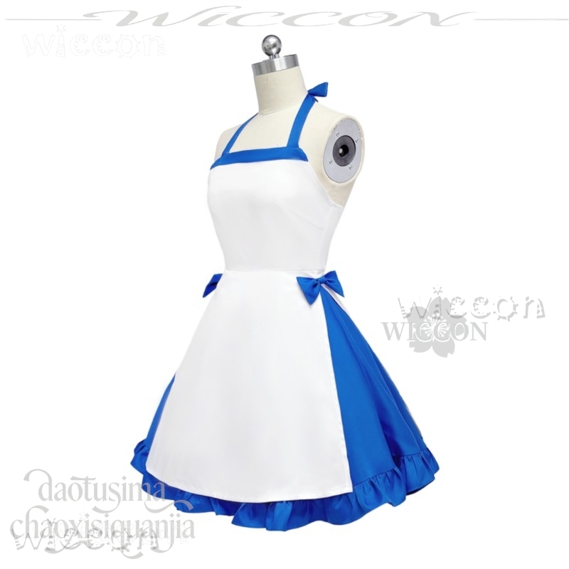 Zeno Ushirono Natsu Blue White - Zenos Anime Cosplay ulasan dan harga