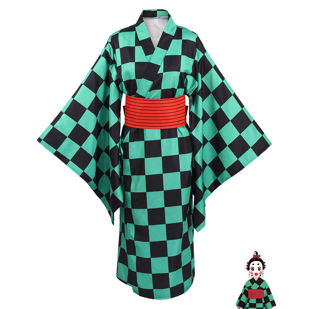 Agatsuma Zenitsu Kimono Anime  - Cosplay Anime Zenitsu ulasan dan harga