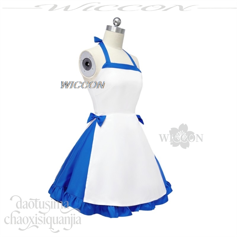 Ushirono Natsu Costume Blue Wh - Zenos Anime Cosplay ulasan dan harga