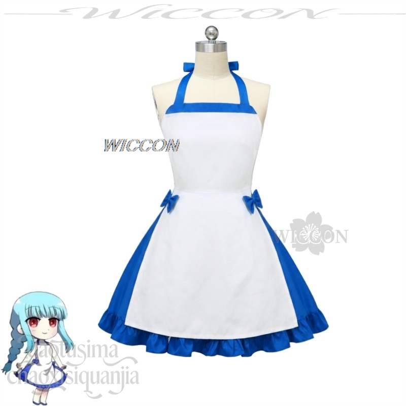 Ushirono Natsu Costume Blue Wh - Zenos Anime Cosplay ulasan dan harga