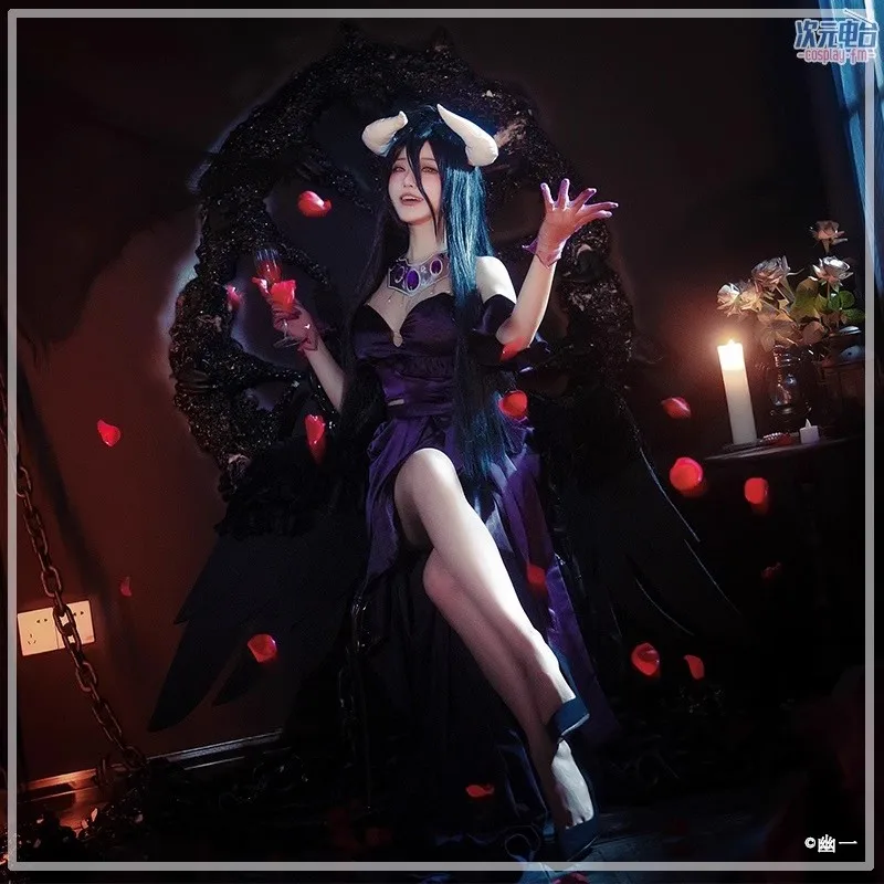 Overlord Season 4 Albedo Cospl - Anime Cosplay Albedo ulasan dan harga