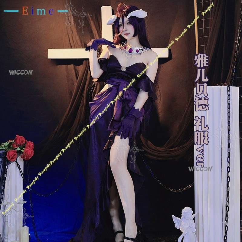 Anime Overlord Season Cosplay  - Anime Cosplay Albedo ulasan dan harga