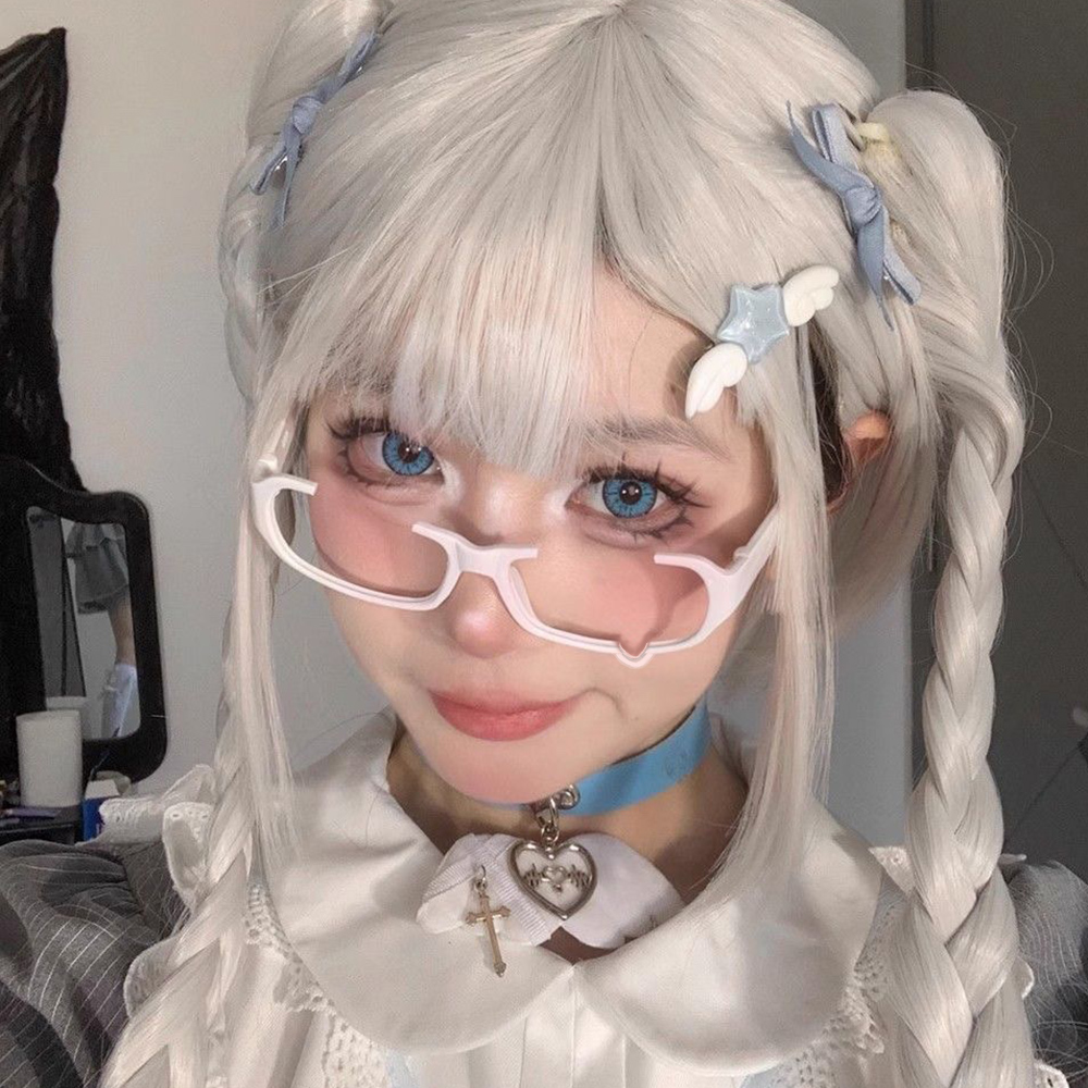 Japanese Anime Crying Eyeglass - Cosplay Korean Anime ulasan dan harga