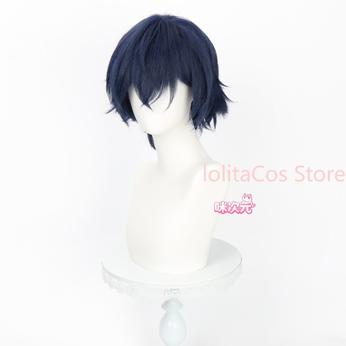 Genshin Impact Valeriy Cosplay - Anime Cosplay Blue Hair ulasan dan harga