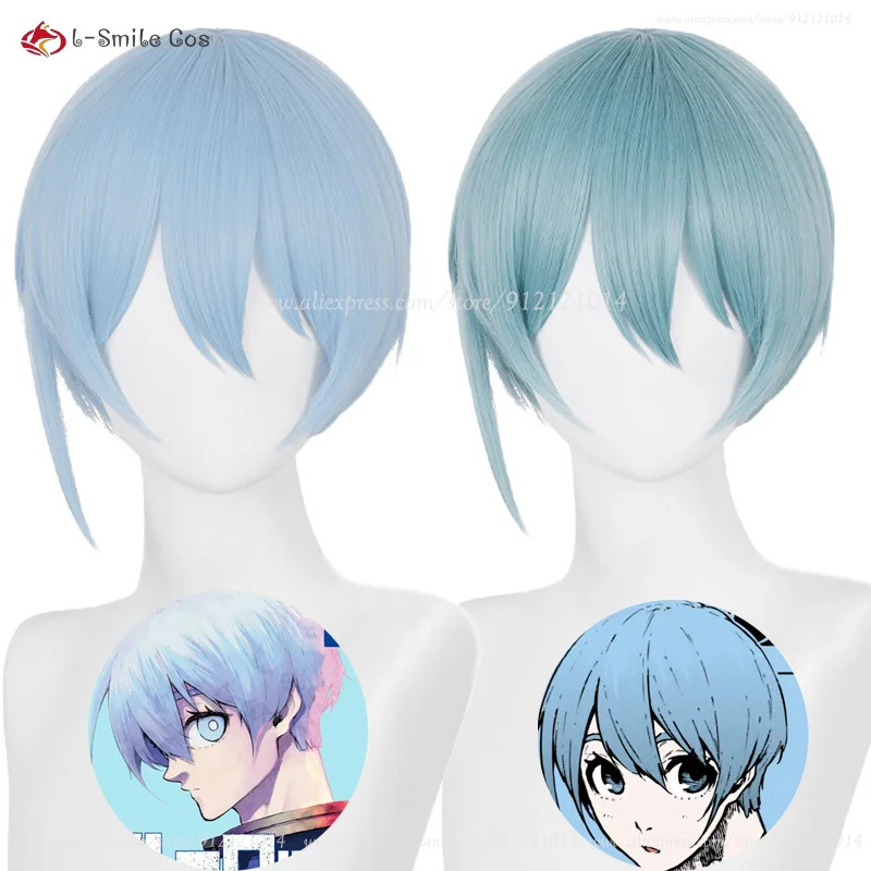 Anime Hiori Yo Cosplay 28cm Li - Anime Cosplay Blue Hair ulasan dan harga