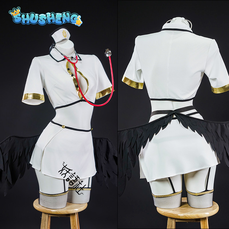 Anime Overlord albedo Cosplay  - Anime Cosplay Albedo ulasan dan harga