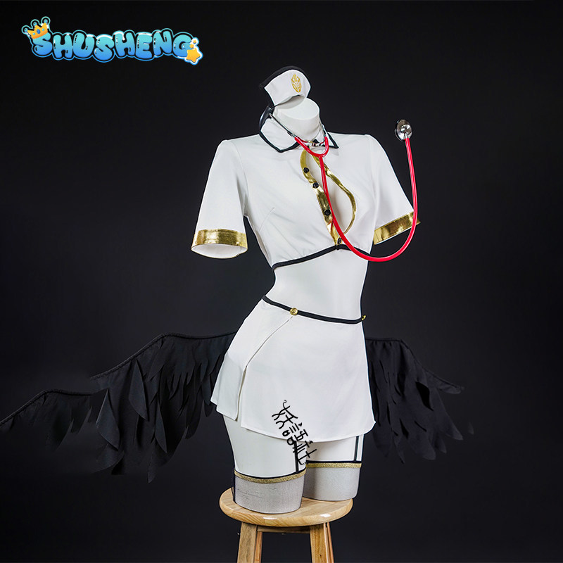 Anime Overlord albedo Cosplay  - Anime Cosplay Albedo ulasan dan harga