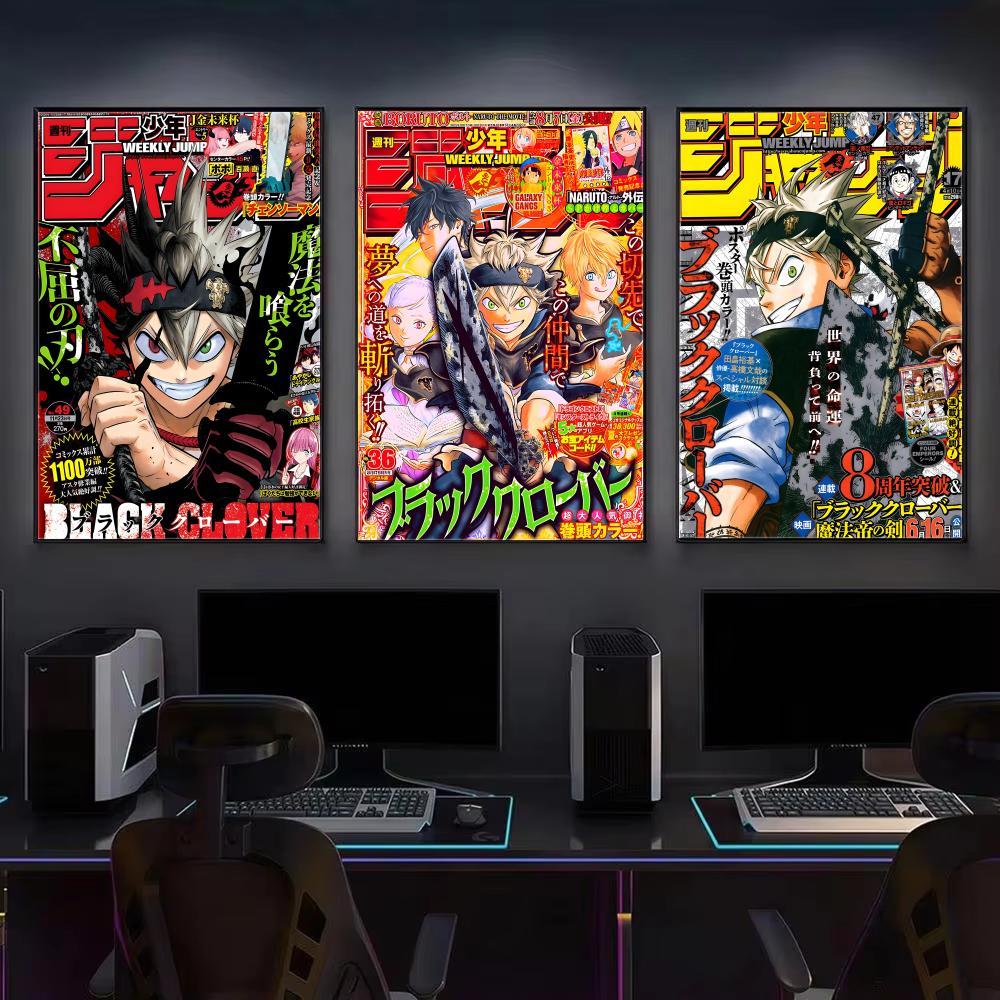 Anime B-Black Clover Wall Art  - Black Clover Grimoire ulasan dan harga