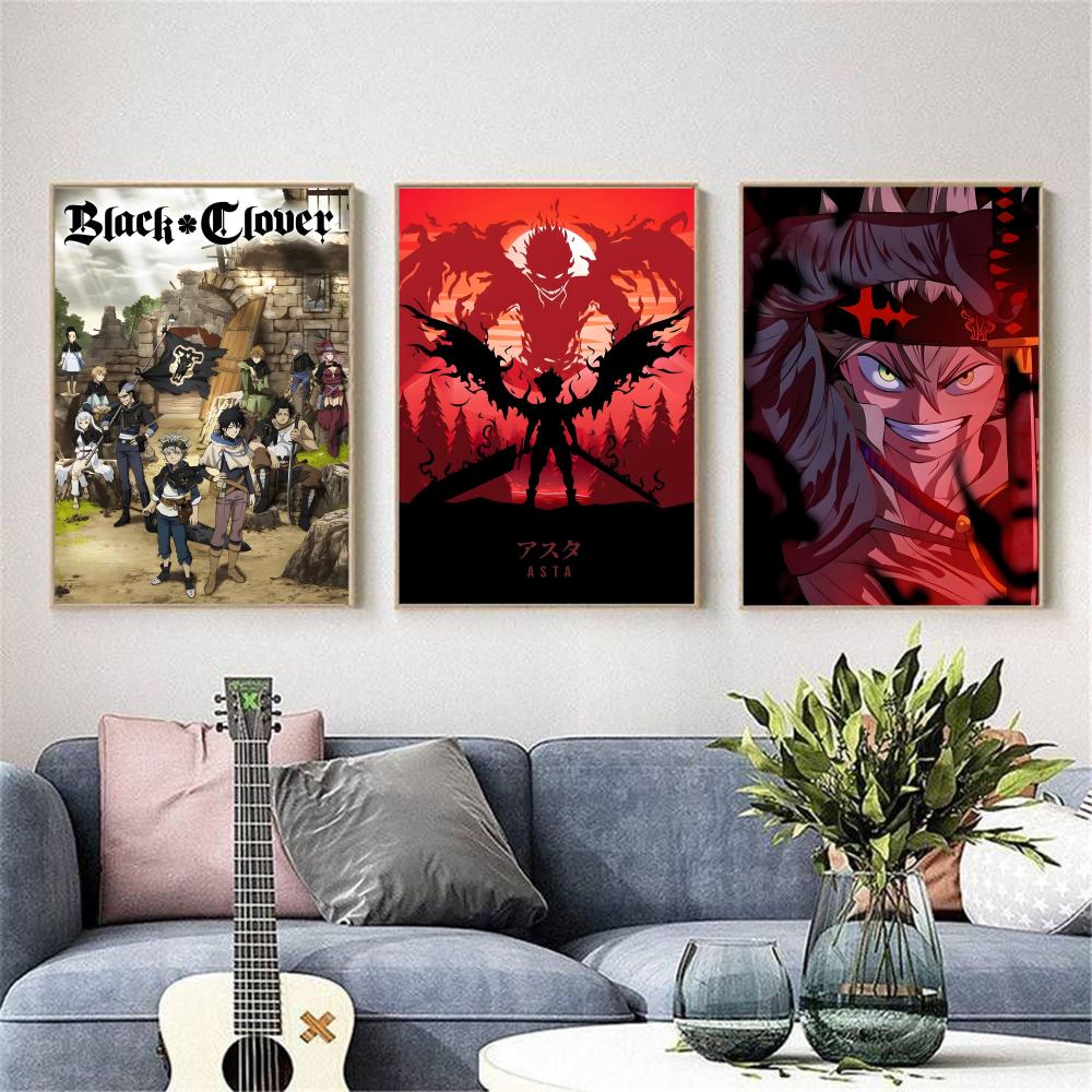 Anime B-Black Clover Poster Po - Black Clover Grimoire ulasan dan harga