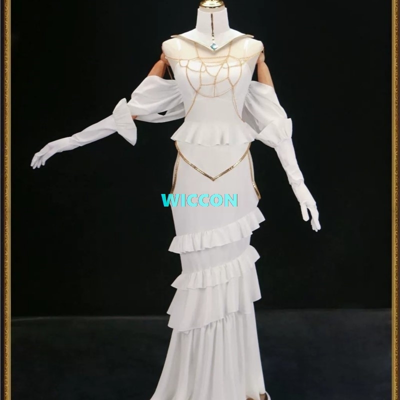 IN STOCK Albedo Costume Wig Wo - Anime Cosplay Albedo ulasan dan harga