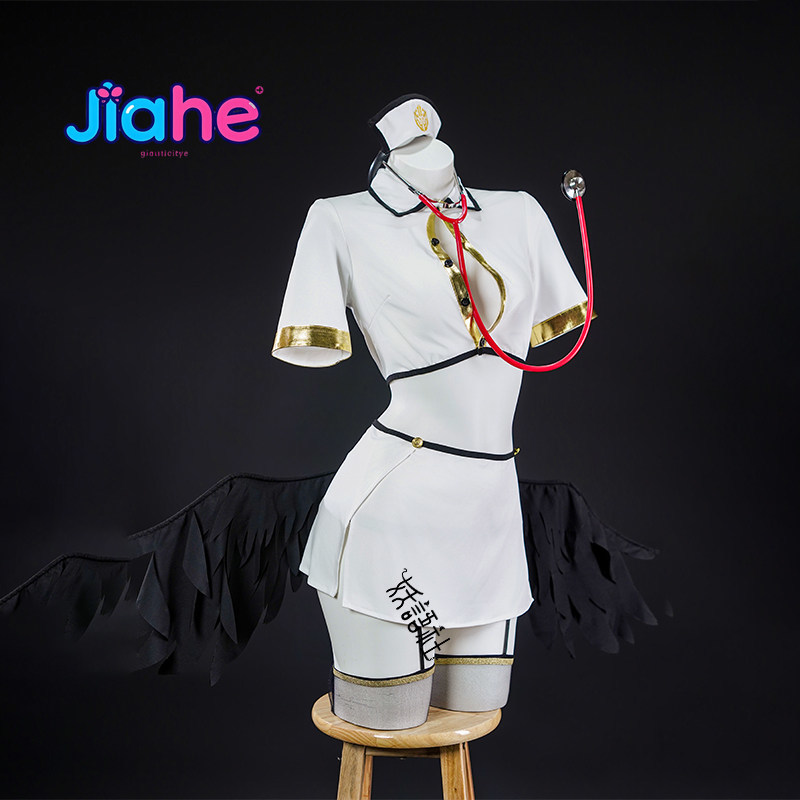 Anime Overlord albedo Cosplay  - Anime Cosplay Albedo ulasan dan harga