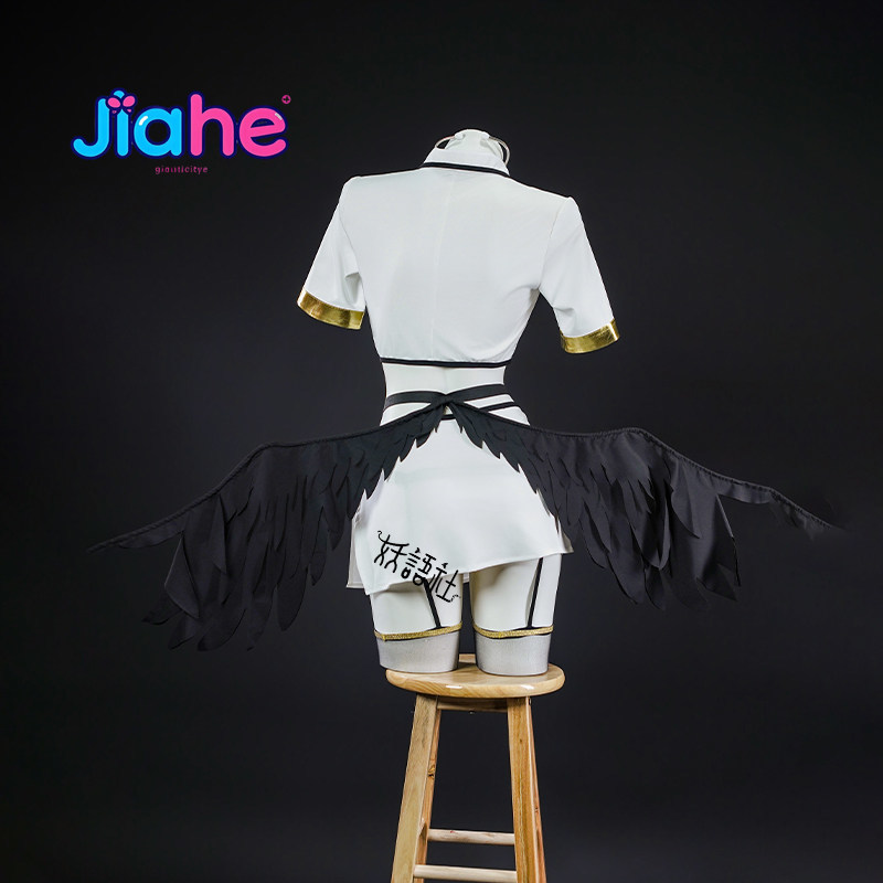 Anime Overlord albedo Cosplay  - Anime Cosplay Albedo ulasan dan harga