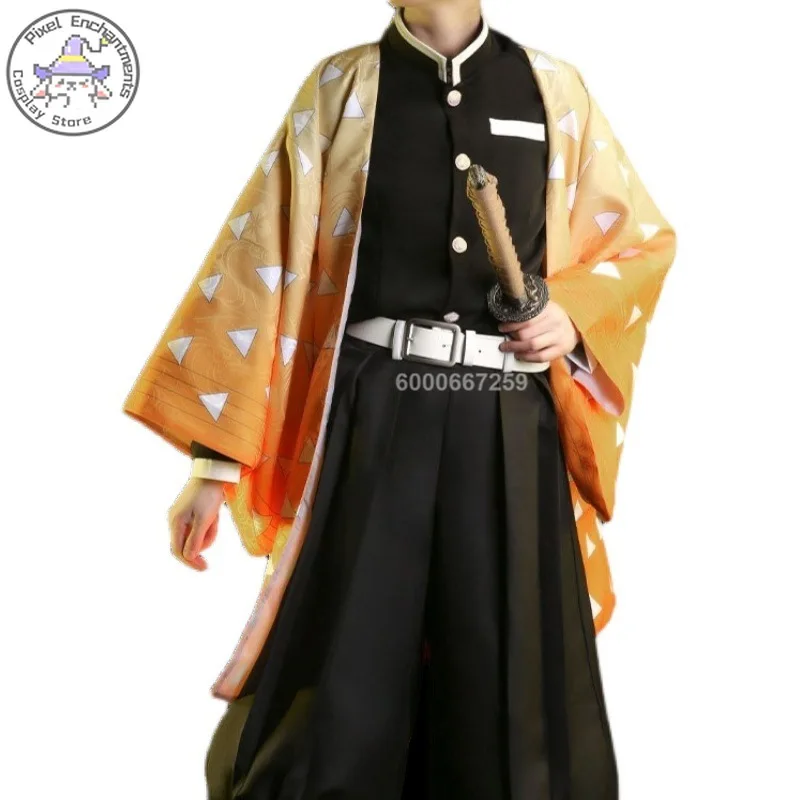 Demon Slayers Anime Kimetsu No - Cosplay Anime Zenitsu ulasan dan harga